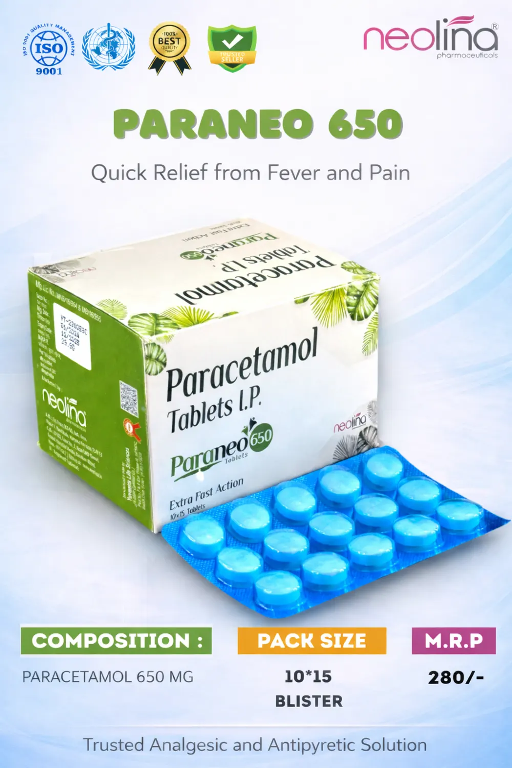 PARANEO 650 pack
