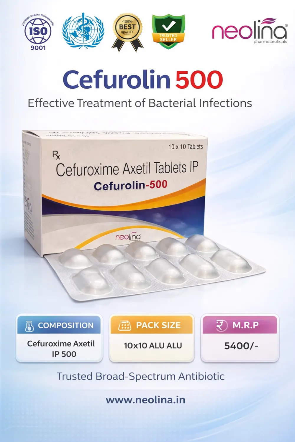 CEFUROLIN -500 pack