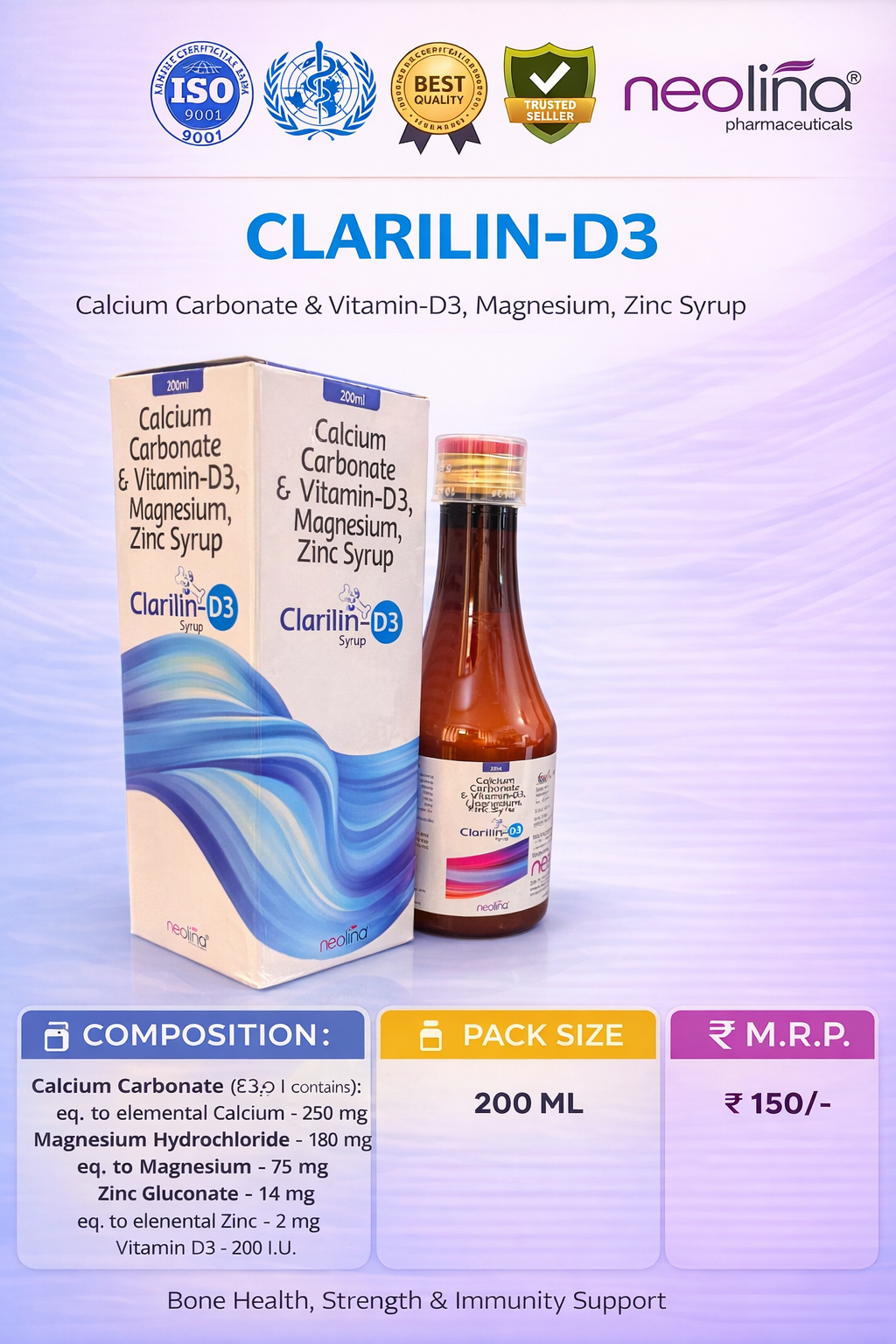 CLARILIN D3 SYRUPS